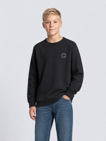 Petrol Industries Sweatshirt in Zwart: voorkant