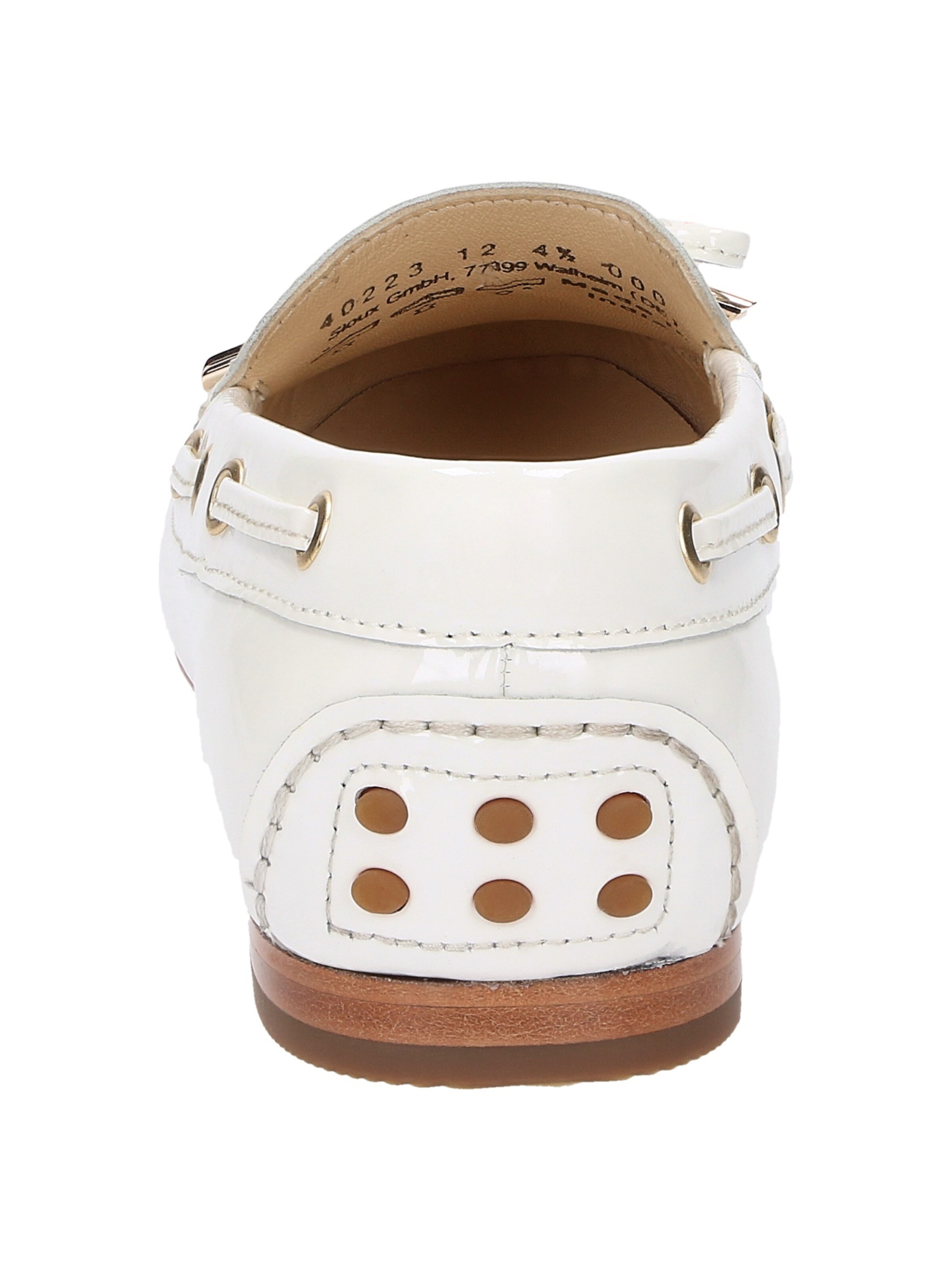Mocassin ' Borinka-701 ' SIOUX en blanc