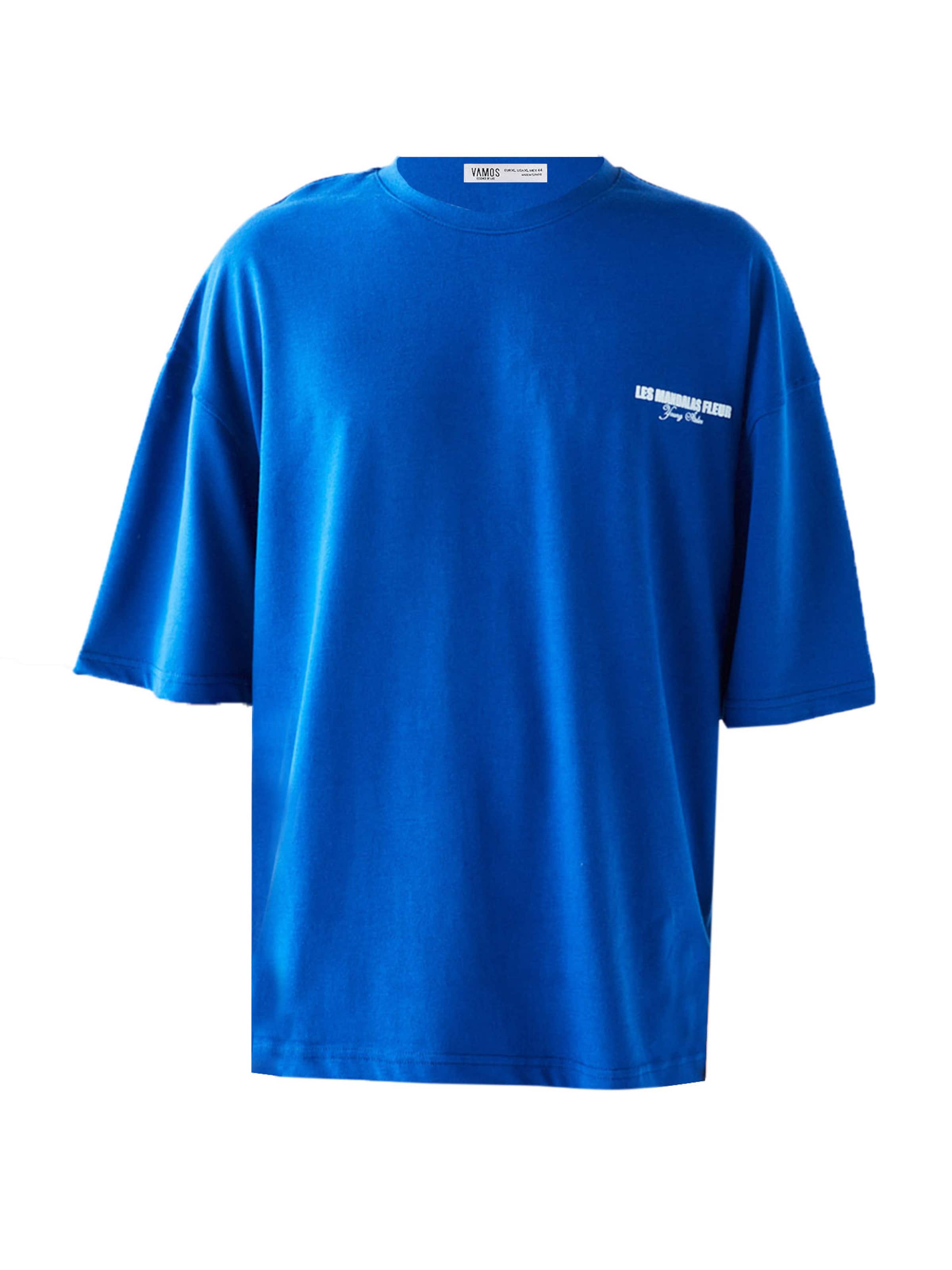 VAMOS CLO Tričko - Modrá: predná strana
