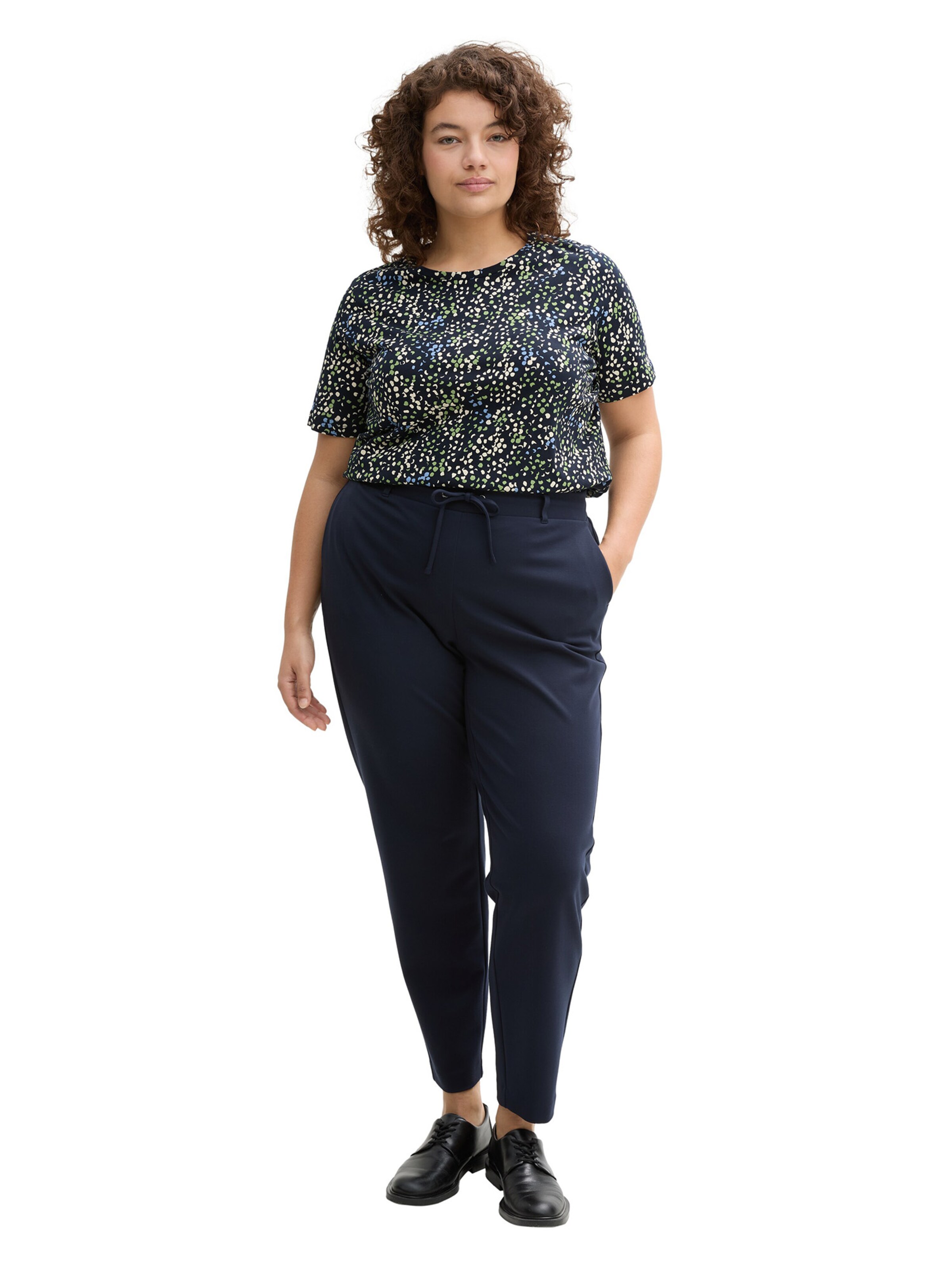 Tom Tailor Women + Shirt in Blue