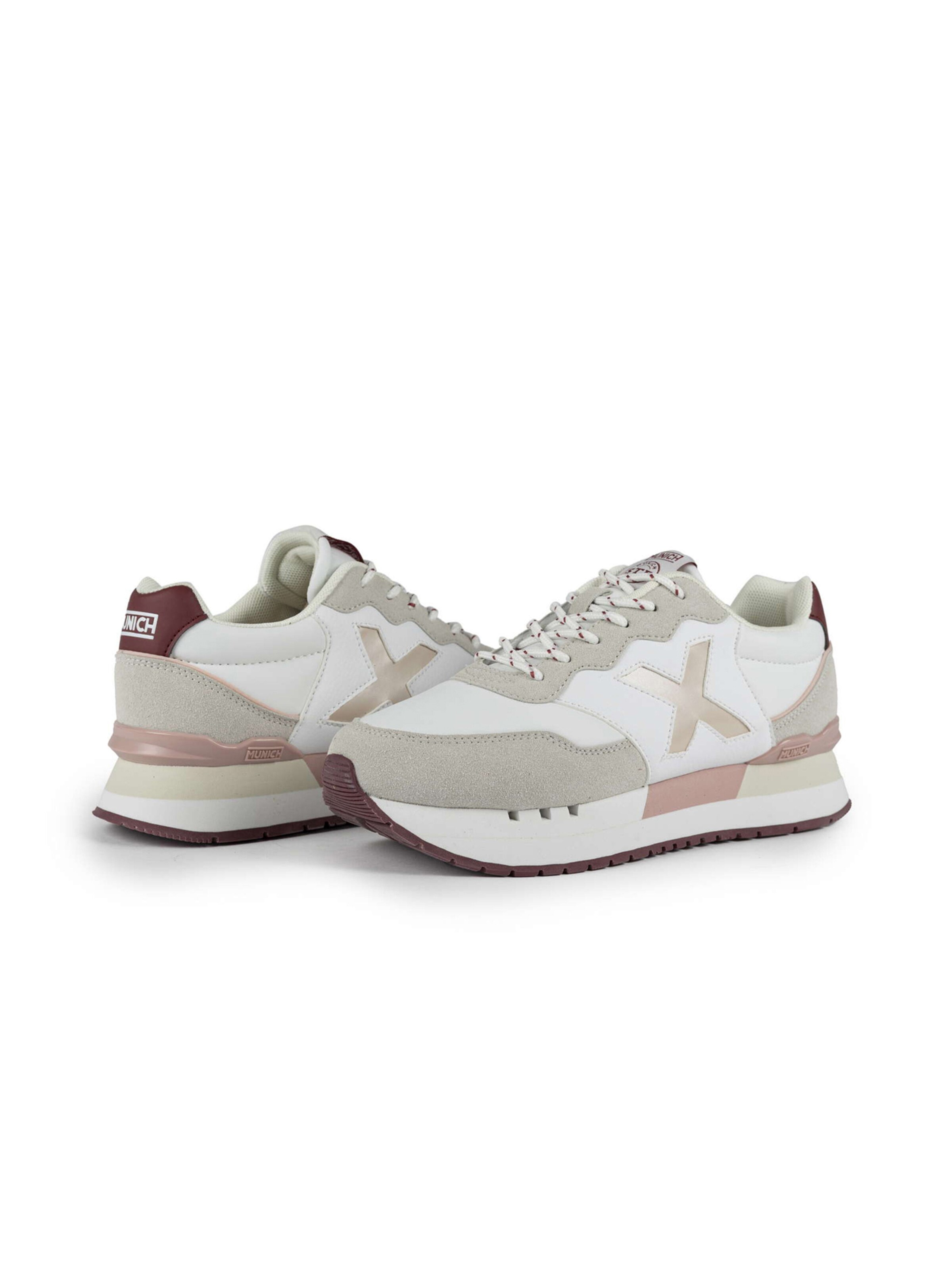 Sneaker bassa ' DASH SKY ' di MUNICH in bianco: frontale