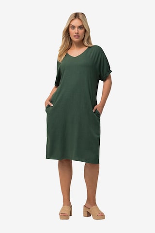 Ulla Popken - Vestido en verde: frente