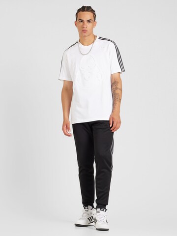 ADIDAS ORIGINALSTapered Hlače 'Adicolor' - crna boja