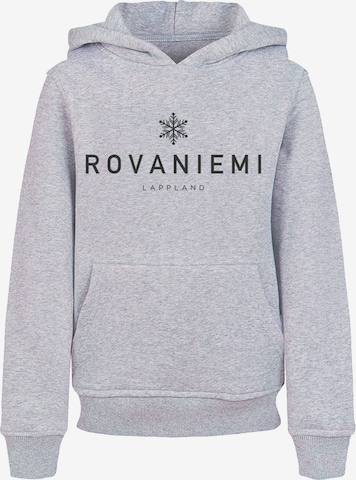 F4NT4STIC Sweatshirt 'Schneeflocke' in Grau: predná strana