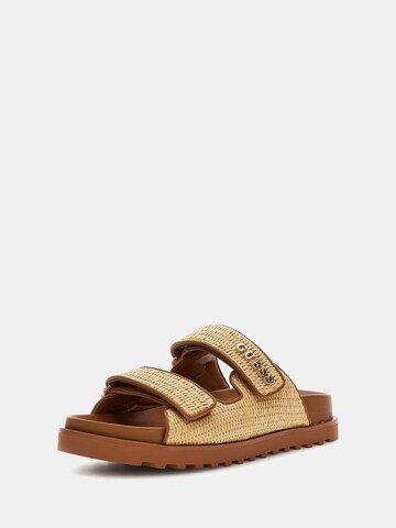 GUESS Mules 'Fadeliza' in Brown: front