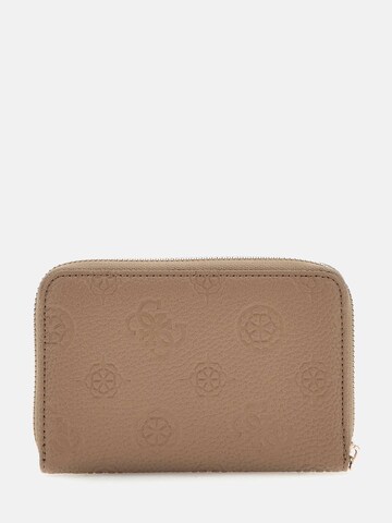 GUESS Portemonnaie 'Cresidia' in Beige