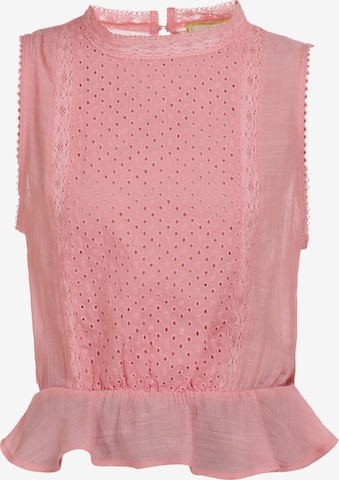 MYMO Top in Pink: front