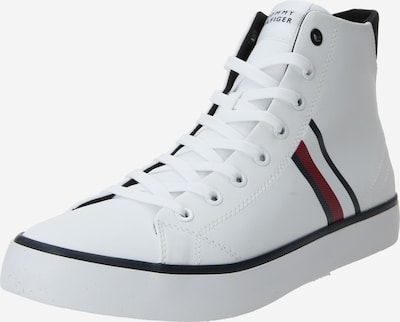 Sneaker alta TOMMY HILFIGER di colore rosso / nero / bianco, Visualizzazione prodotti