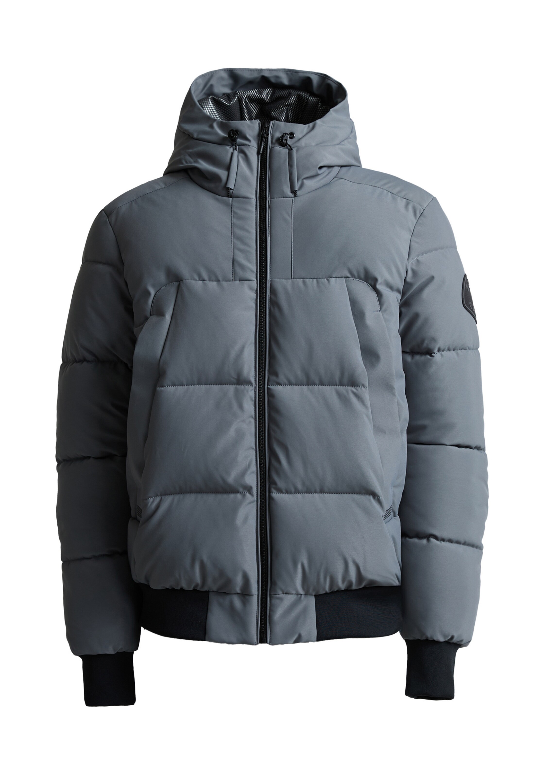 Zavetti Canada Winter jacket in Grey: front