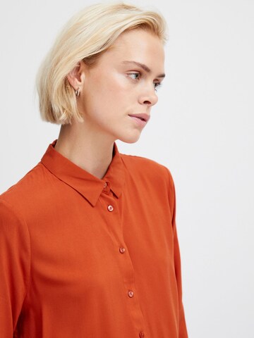 ICHI - Blusa ' MAIN' em laranja