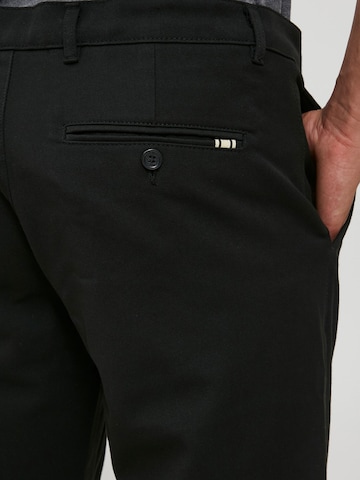!Solid Slimfit Chino 'Frederic' in Zwart