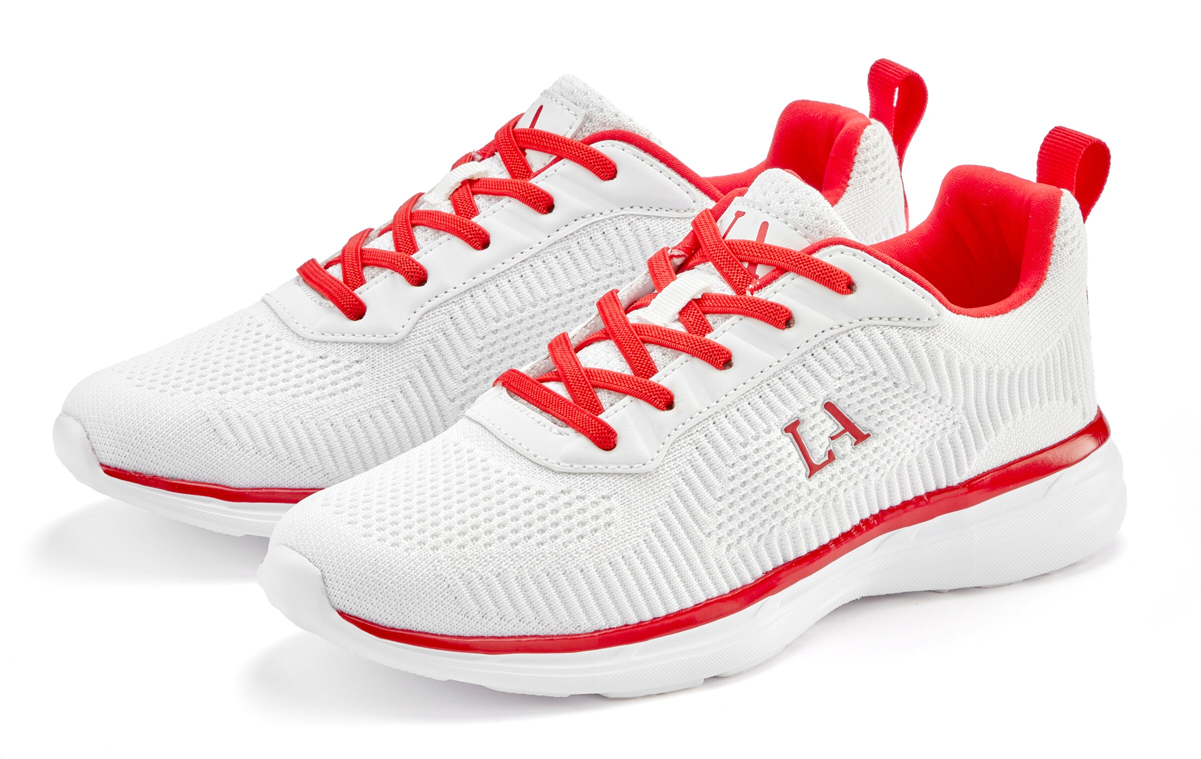 LASCANA Sneaker low i hvid