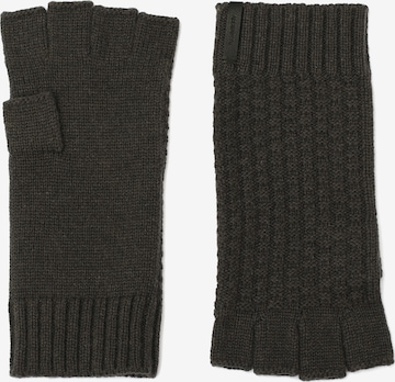 Mitaines AllSaints en gris : devant