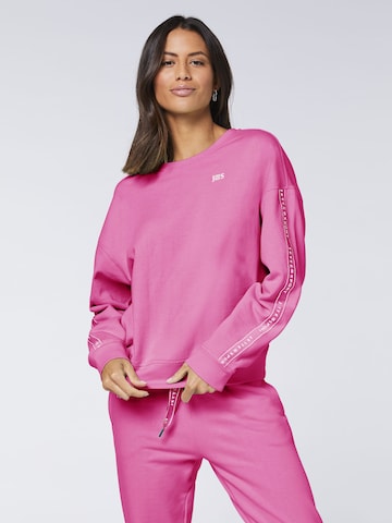 Jette Sport Sweatshirt in Pink: front