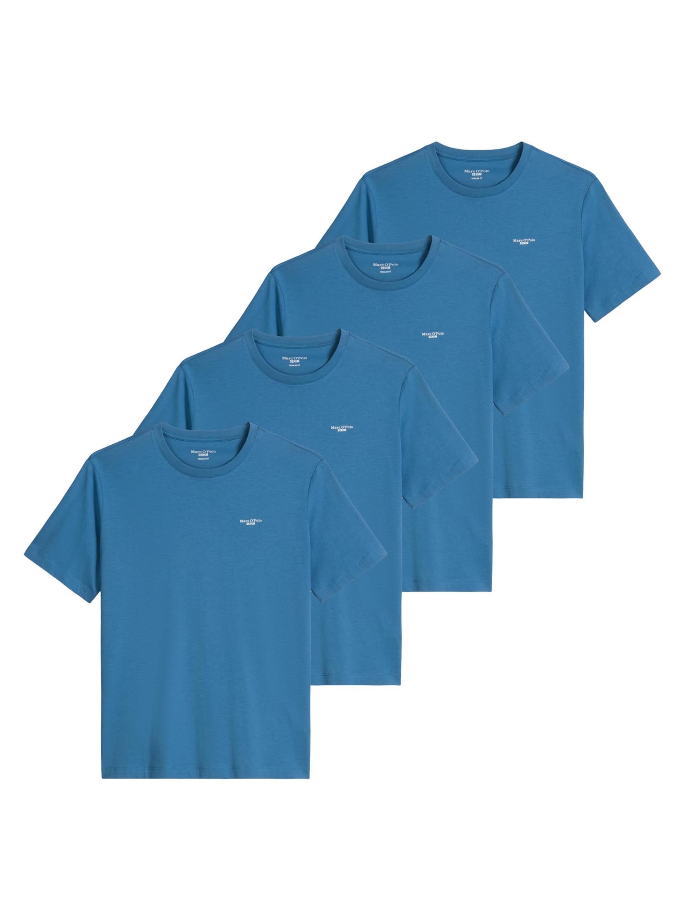 Marc O'Polo DENIM Shirt 'Basic' in Blue: front
