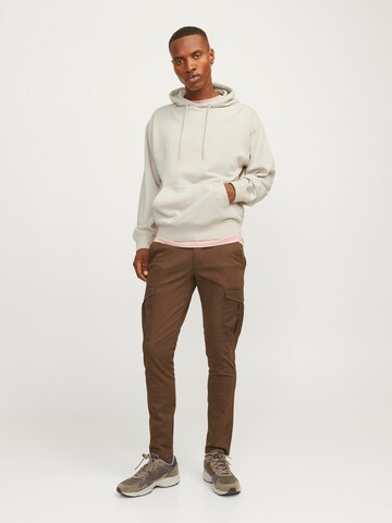 JACK & JONES Μπλούζα φούτερ 'JJECharge' σε μπεζ