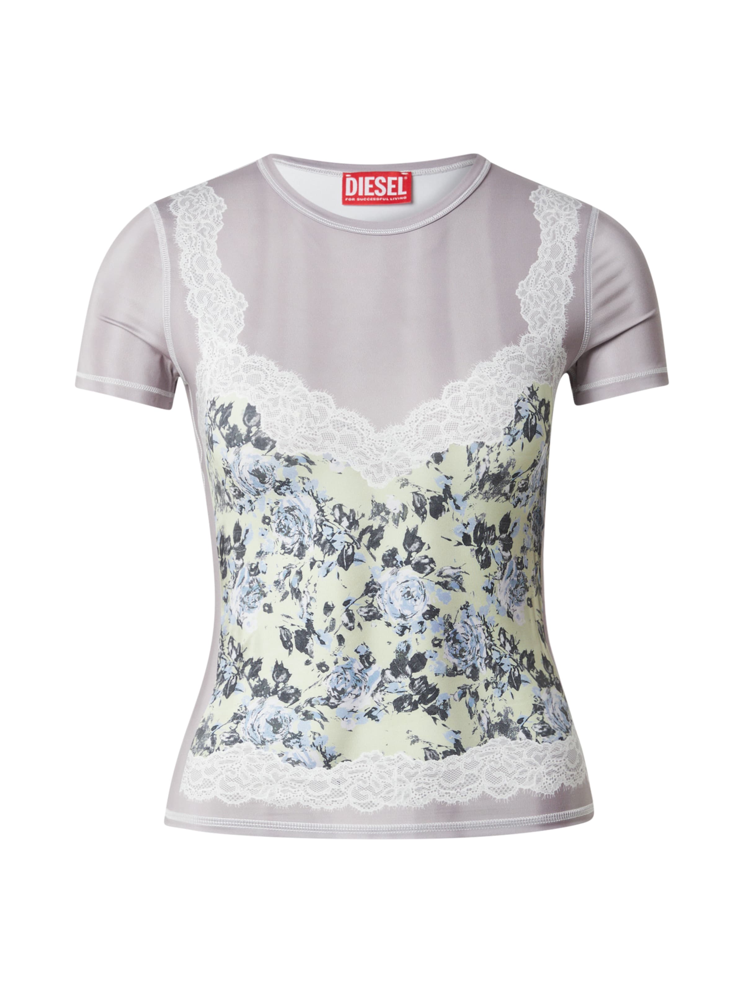 DIESEL Póló 'T-ILENI' - bézs: elől