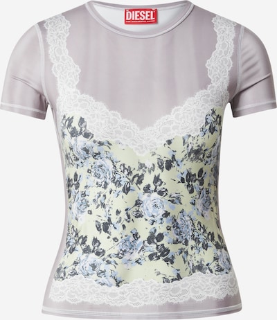 DIESEL Paita 'T-ILENI' värissä nude / vaaleansininen / vaaleanvihreä / valkoinen, Tuotenäkymä
