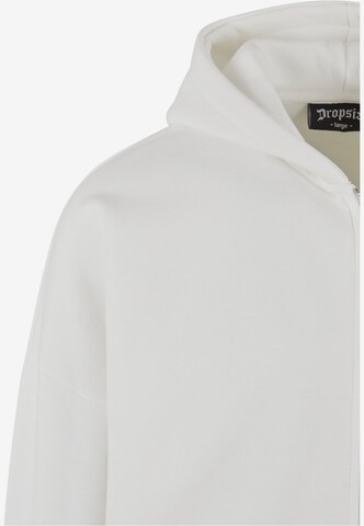 Dropsize Zip-Up Hoodie in White