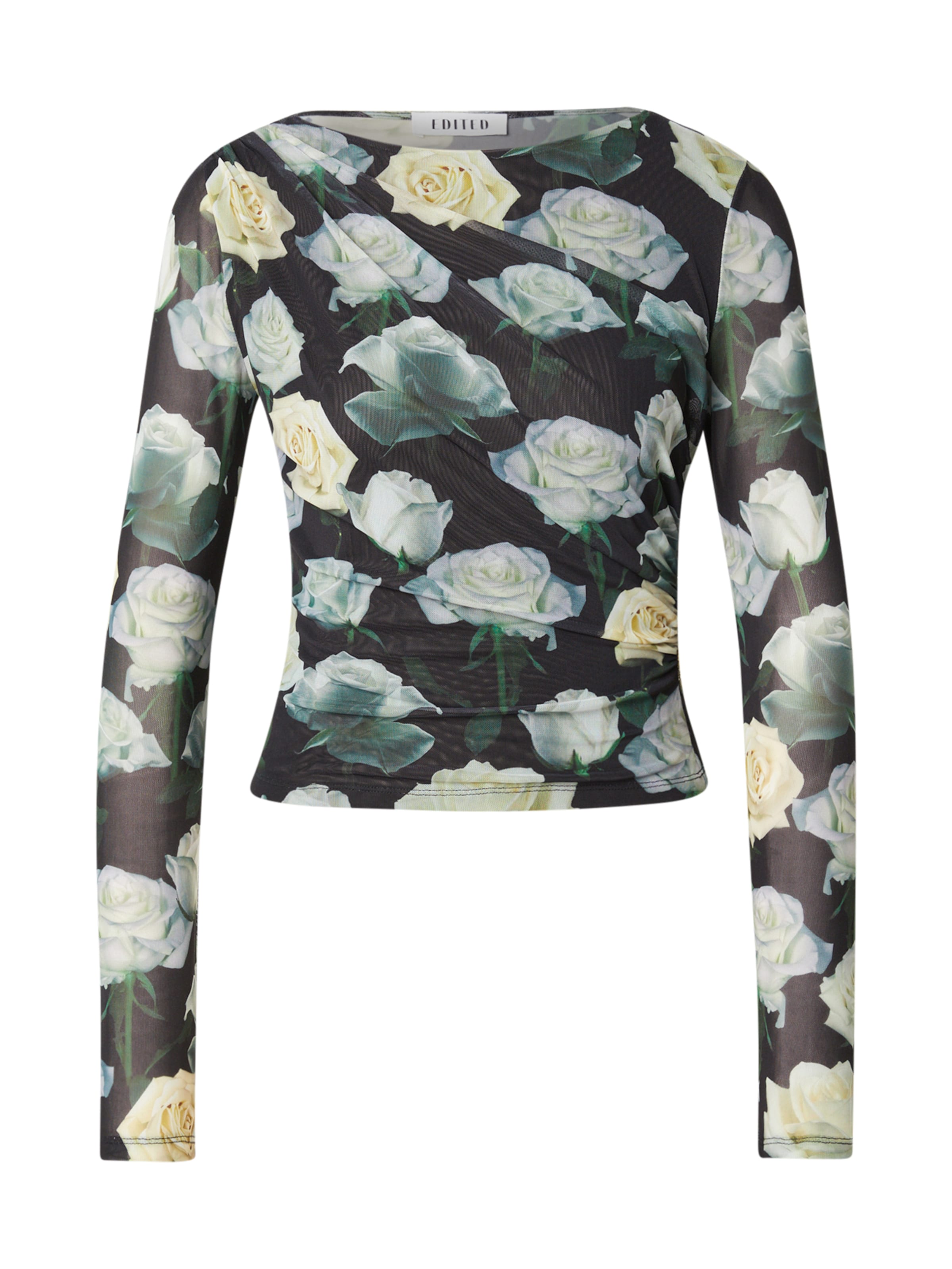 EDITED - Camiseta 'Samira' en negro: frente