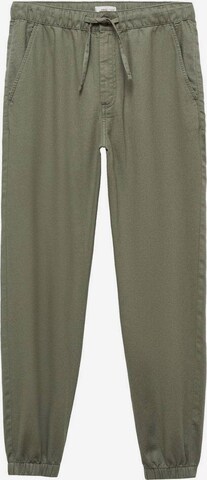 MANGO TEEN Tapered Pants 'Joggerl' in Green: front