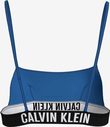 Calvin Klein Swimwear Bustier Bikinitop in Blau