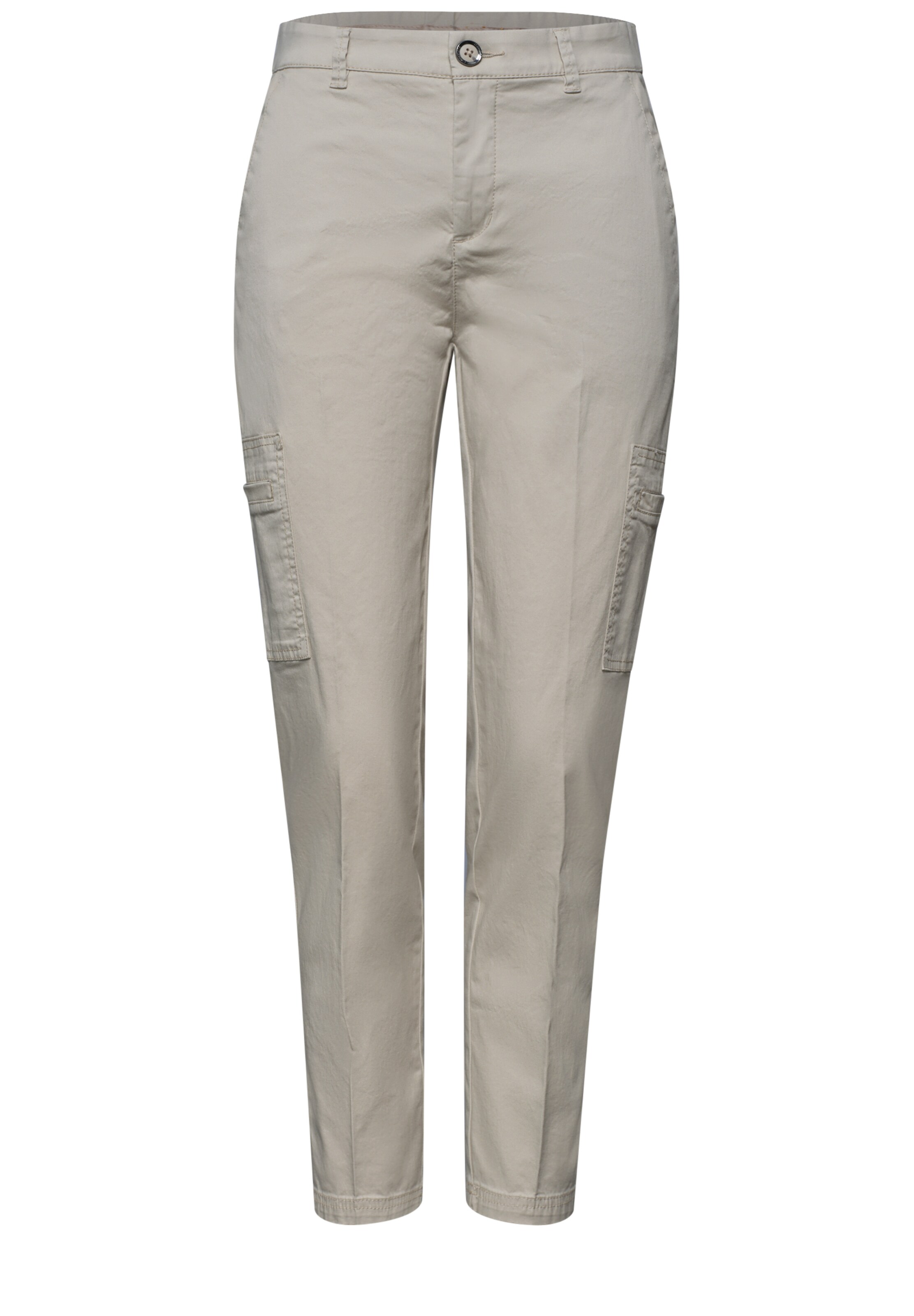 STREET ONE Chino Pants in Beige: front