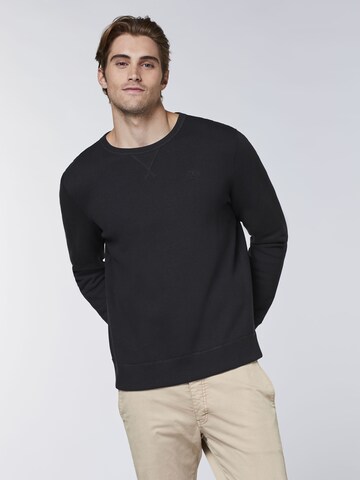 CHIEMSEE Regular fit Sweatshirt in Black: front