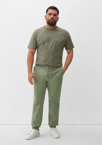 Effilé Pantalon s.Oliver en vert