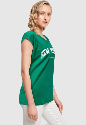 Merchcode Shirt 'New York' in Grün