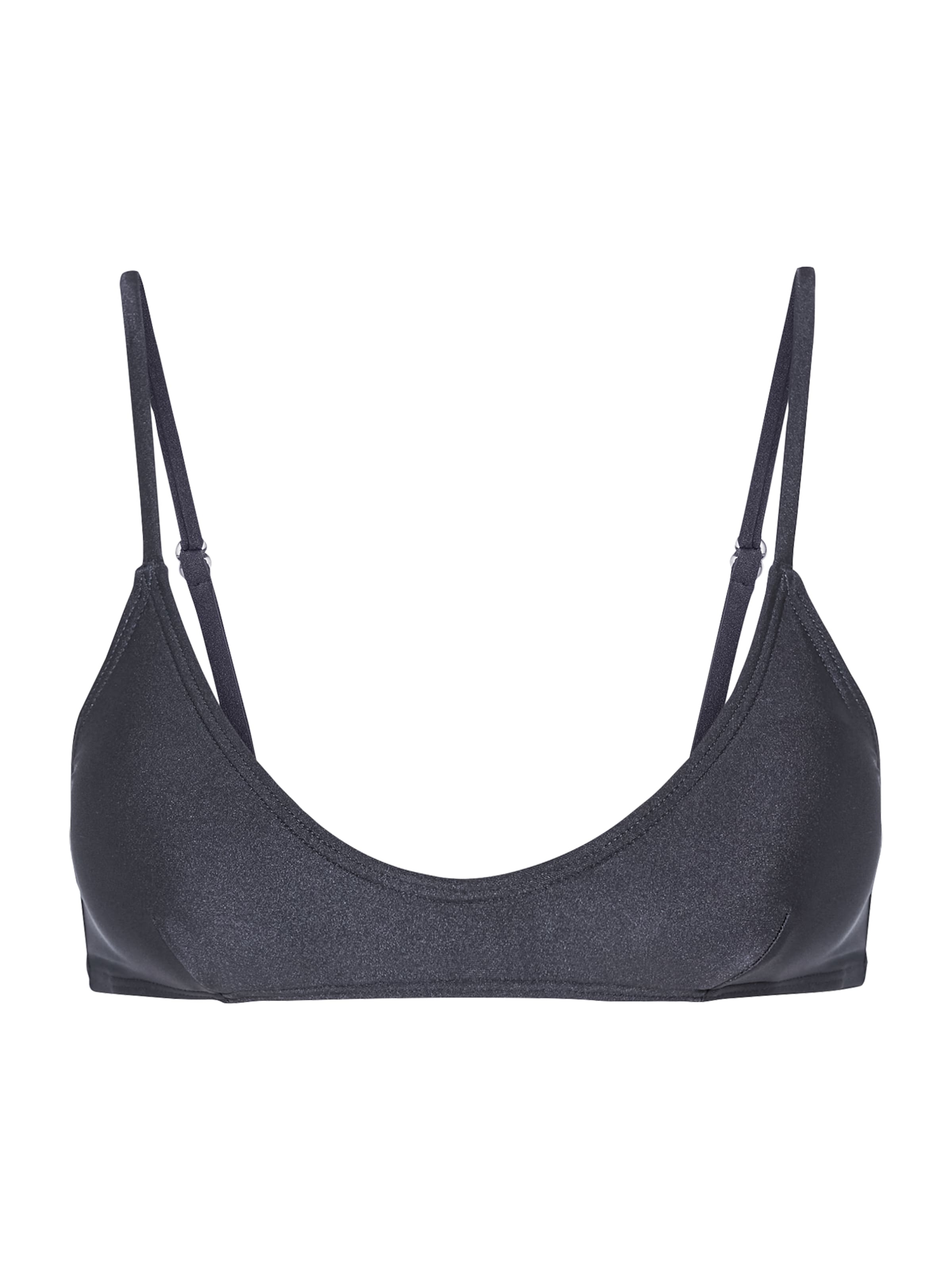 LSCN by LASCANABalkonet Bikini gornji dio 'Nele' - siva boja: prednji dio