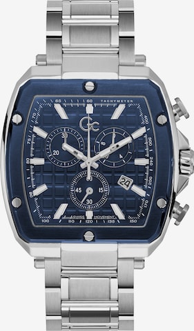 Gc Analoog horloge 'Gc Spirit Tonneau' in Zilver: voorkant