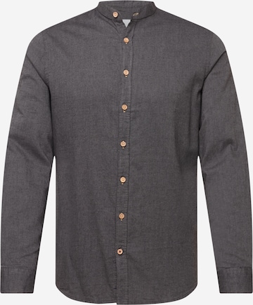 Kronstadt Regular fit Button Up Shirt 'Dean Diego' in Grey: front