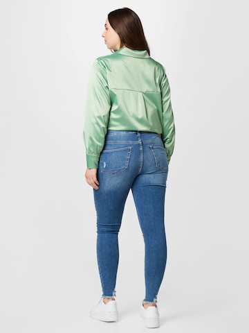 ONLY Carmakoma Skinny Jeans 'WILLY' in Blue