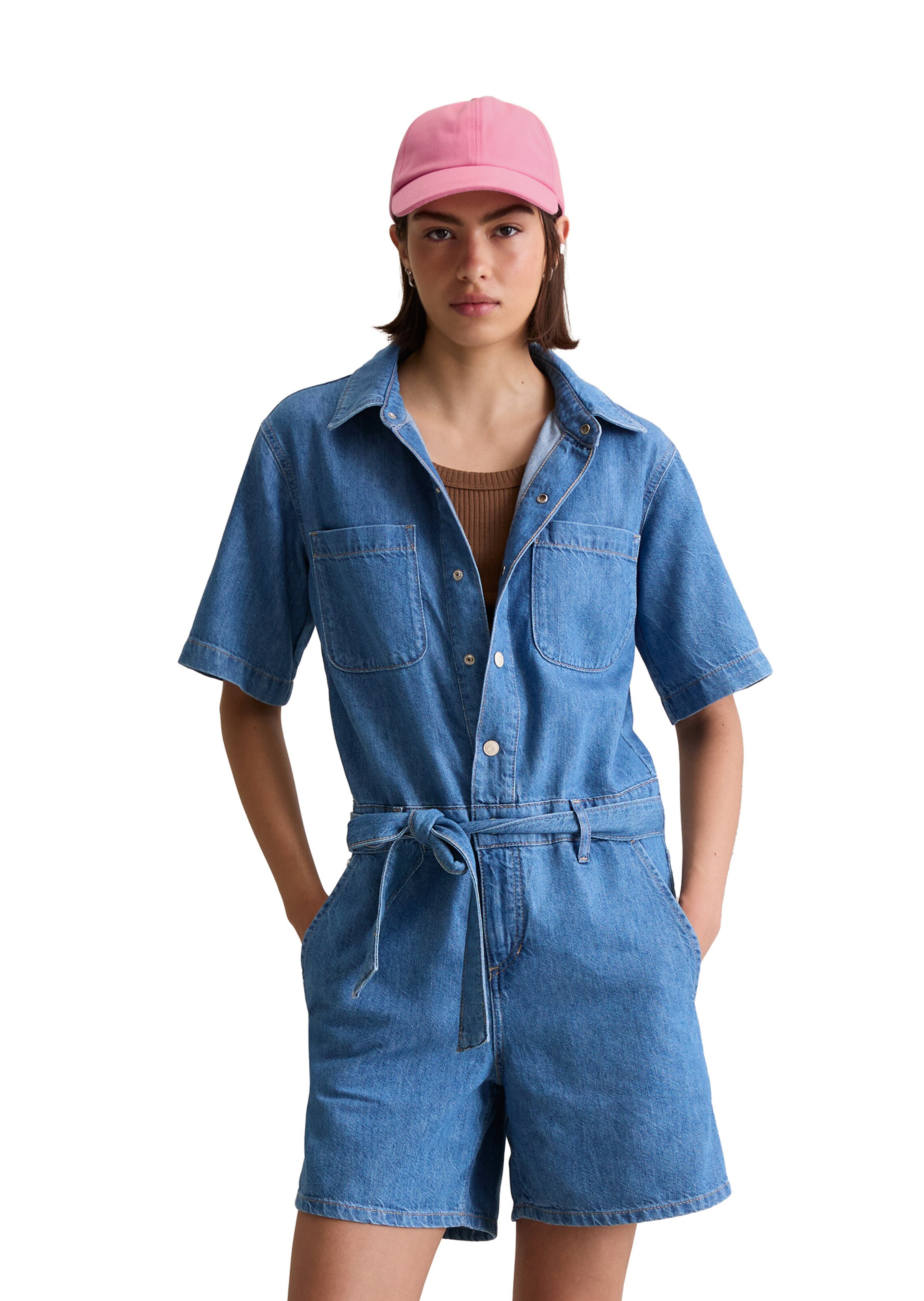 Marc O'Polo DENIM Jumpsuit in Blue: front