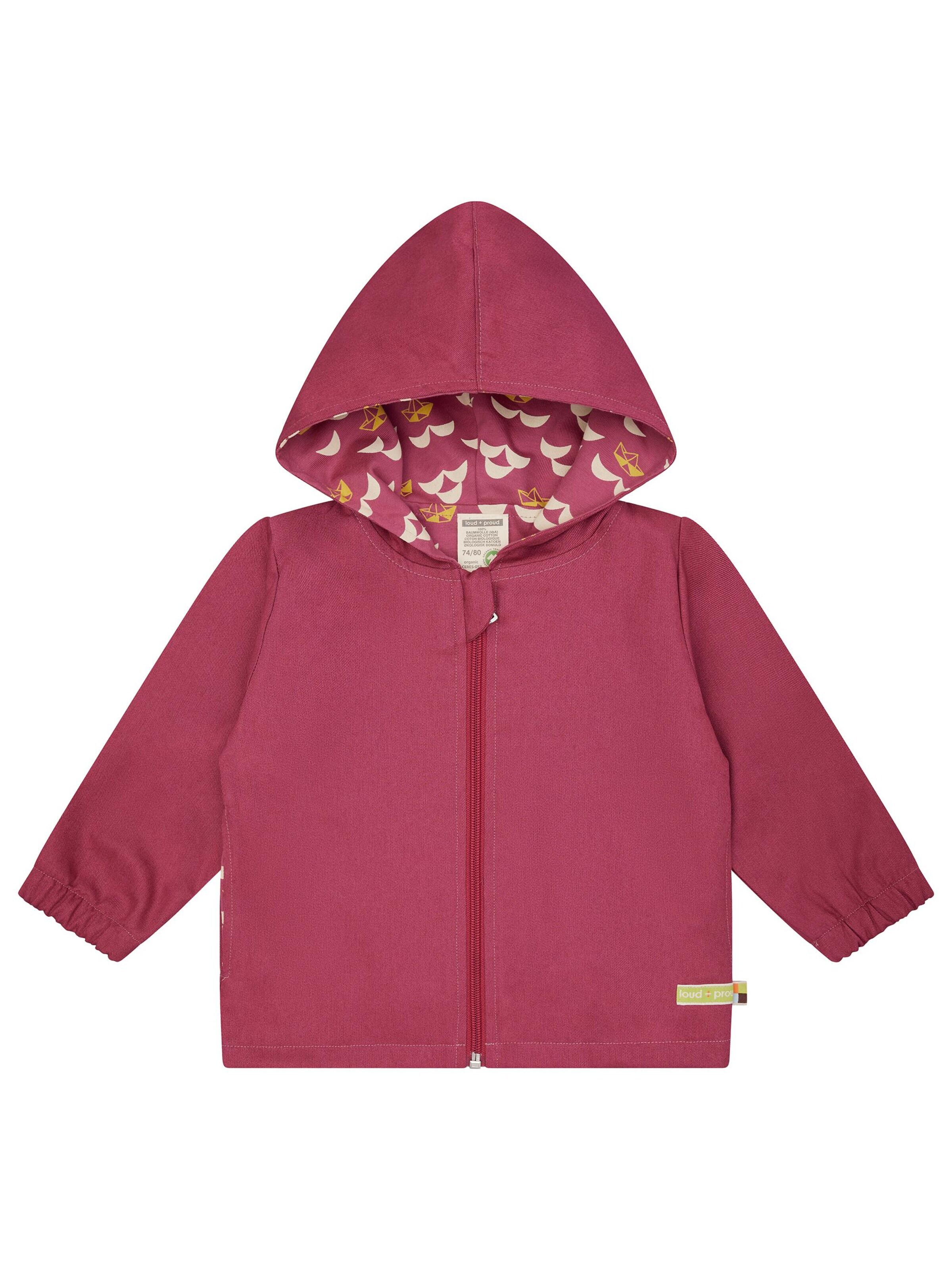 loud + proud Outdoor jacket in Red: front