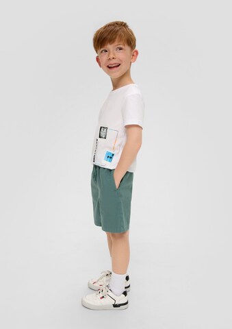 s.Oliver - Pierna ancha Pantalón en verde