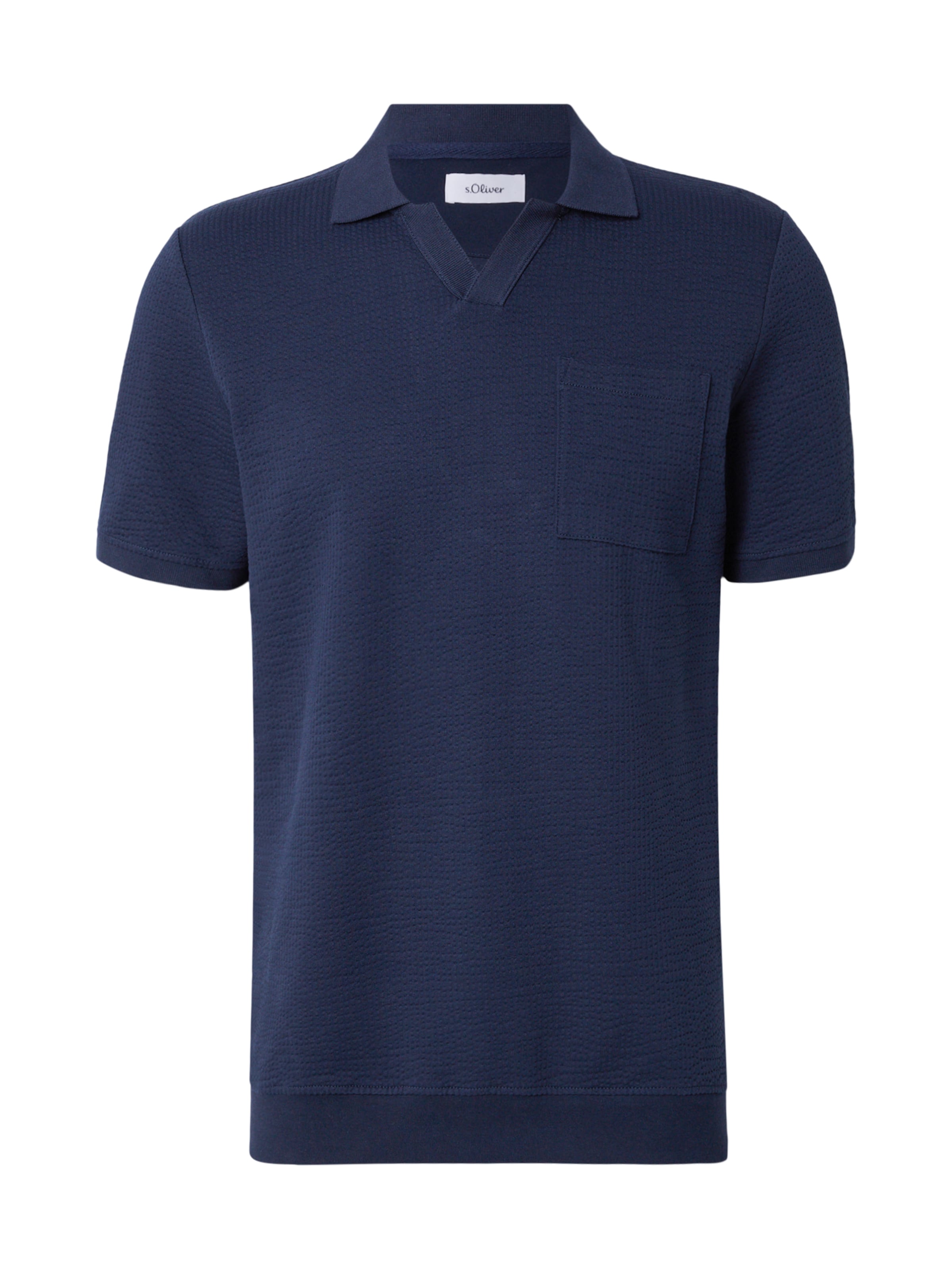 s.Oliver T-Shirt en bleu marine, Vue avec produit
