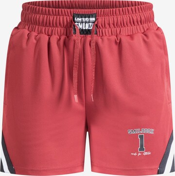 Regular Pantalon de sport 'Triple Thrive' Smilodox en rouge : devant