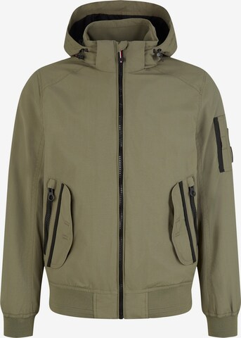 TOM TAILOR Between-season jacket in Green: front