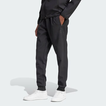 ADIDAS ORIGINALS Tapered Broek 'SST Bonded' in Zwart: voorkant