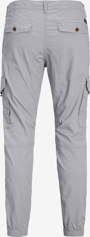 JACK & JONES Tapered Cargo trousers 'Paul Flake' in Grey