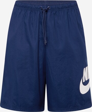 Loosefit Pantalon 'CLUB' Nike Sportswear en bleu : devant