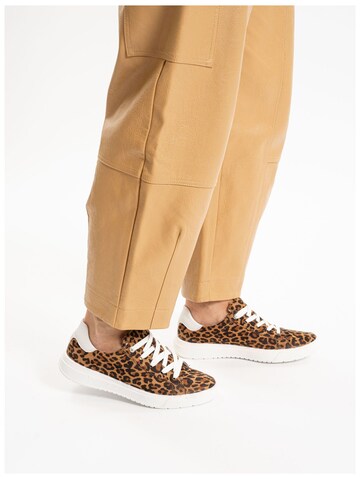 ARA Platform trainers in Beige