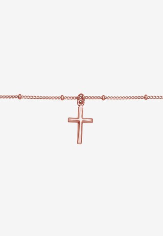 ELLI Halskette Choker, Kreuz in Gold