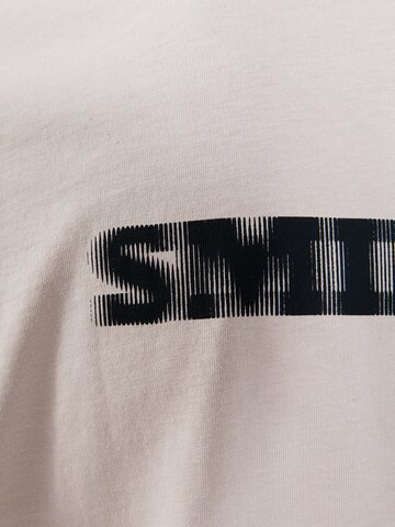 Smilodox T-Shirt 'Adrian' in Beige