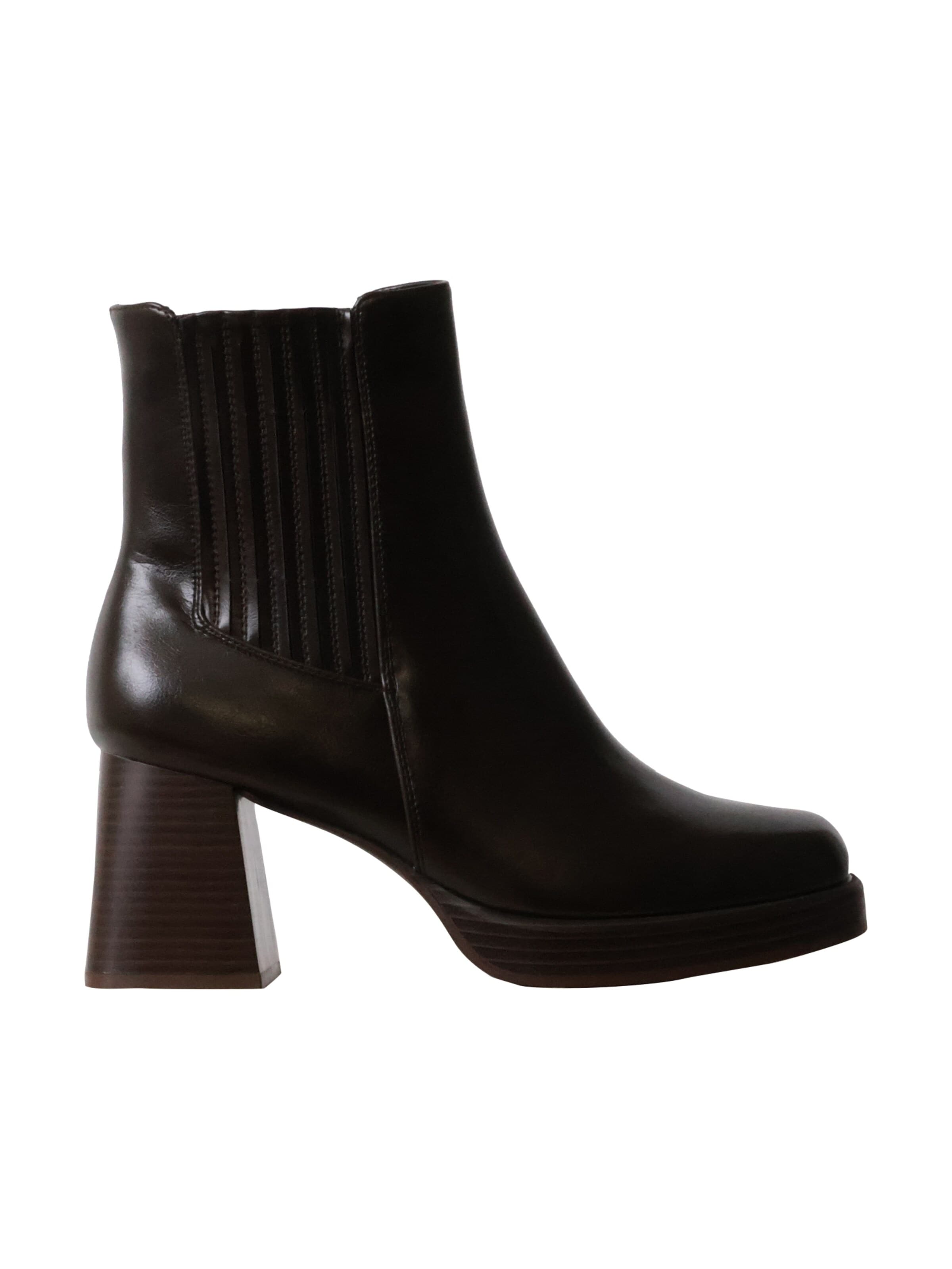 Ankle boots 'Stiefeletten mit Absatz' di Findlay in marrone