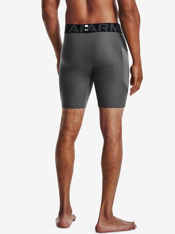 UNDER ARMOUR Skinny Sporthose in Grau