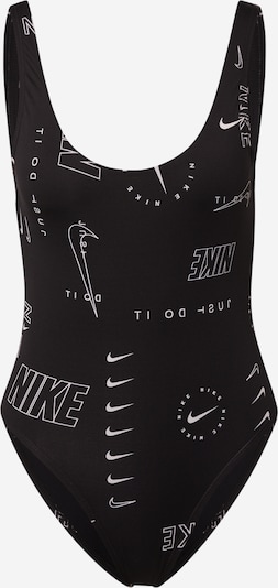 Costume intero sportivo Nike Swim di colore nero / bianco, Visualizzazione prodotti