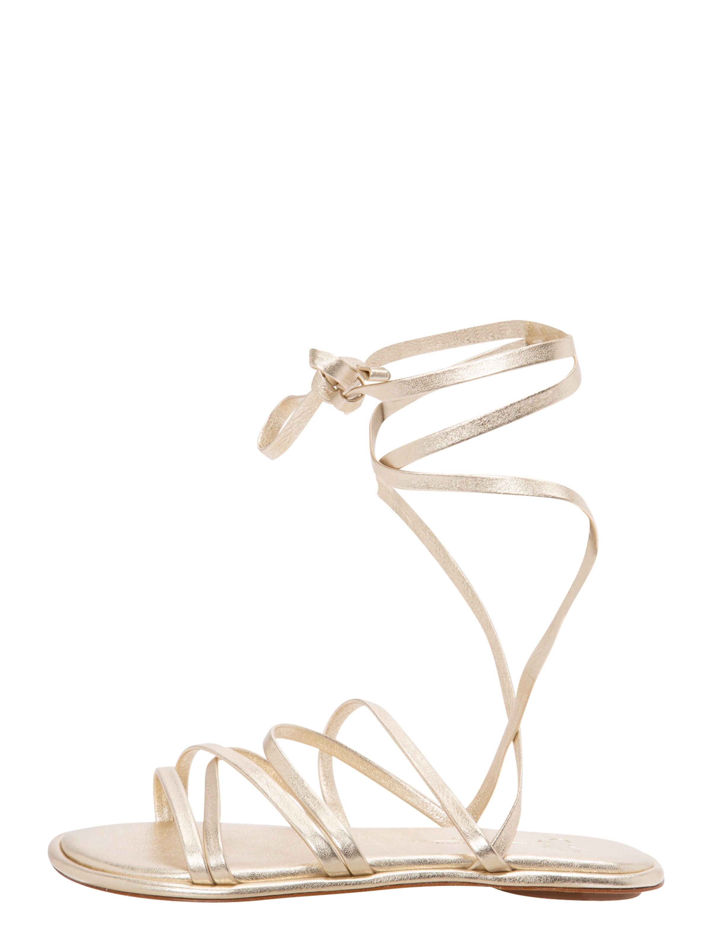 Weekend Max Mara Sandały z rzemykami 'FIABE' w kolorze złoty